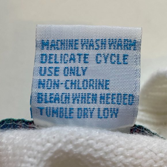 White Multi-Color Button Down Cardigan Sweater by Baby Superstore 12 Months NWOT - Picture 4 of 10